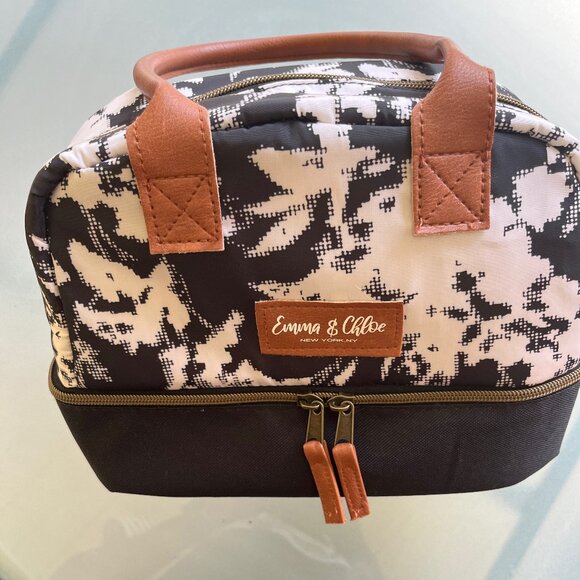 EMMA & CHLOE Double Section Trailmaker insulated Lunch Bag - Picture 1 of 5